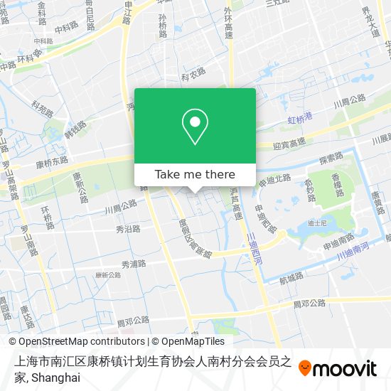 上海市南汇区康桥镇计划生育协会人南村分会会员之家 map