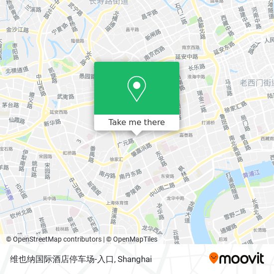 维也纳国际酒店停车场-入口 map