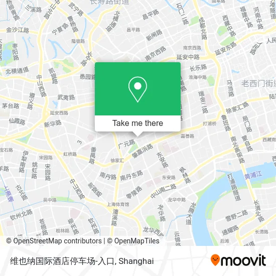 维也纳国际酒店停车场-入口 map