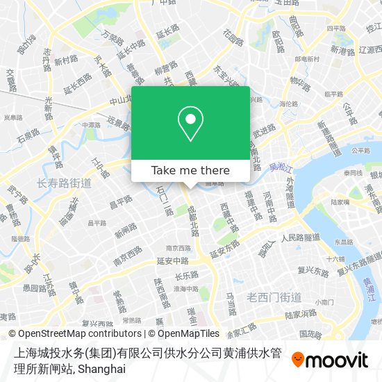 上海城投水务(集团)有限公司供水分公司黄浦供水管理所新闸站 map