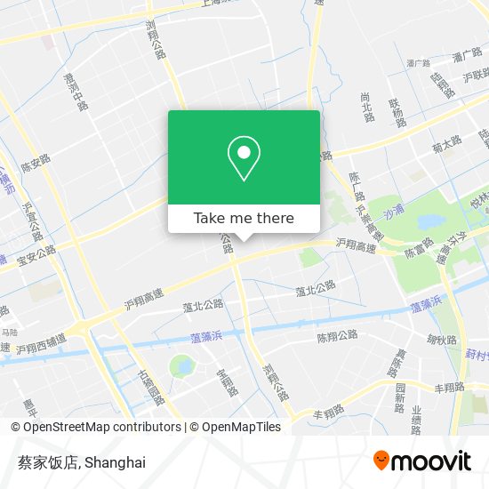 蔡家饭店 map