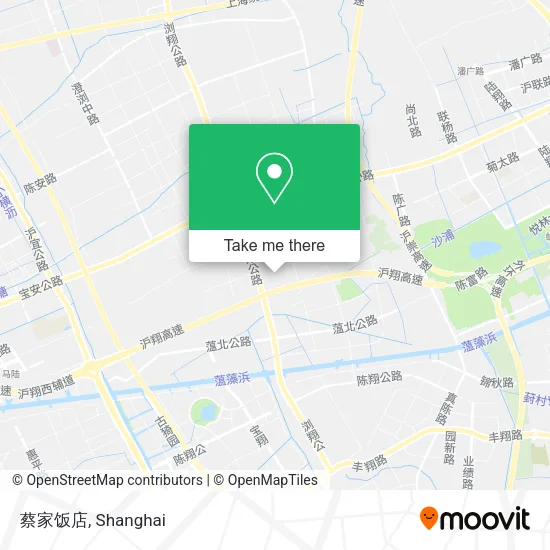蔡家饭店 map