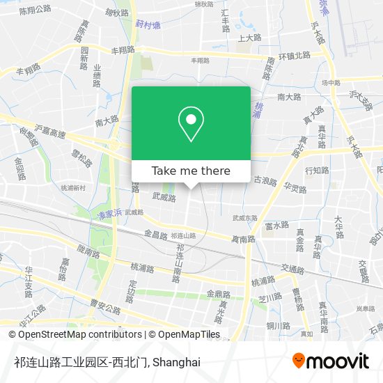 祁连山路工业园区-西北门 map