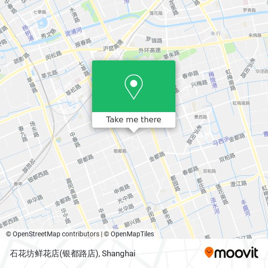 石花坊鲜花店(银都路店) map