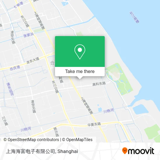 上海海富电子有限公司 map