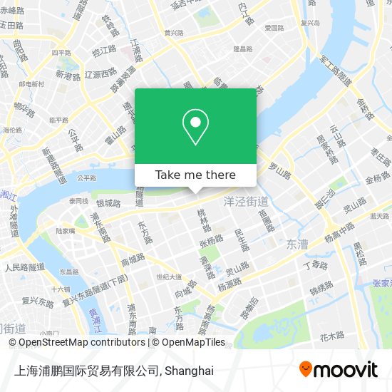 上海浦鹏国际贸易有限公司 map