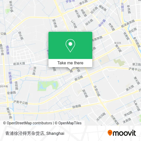 青浦徐泾得芳杂货店 map