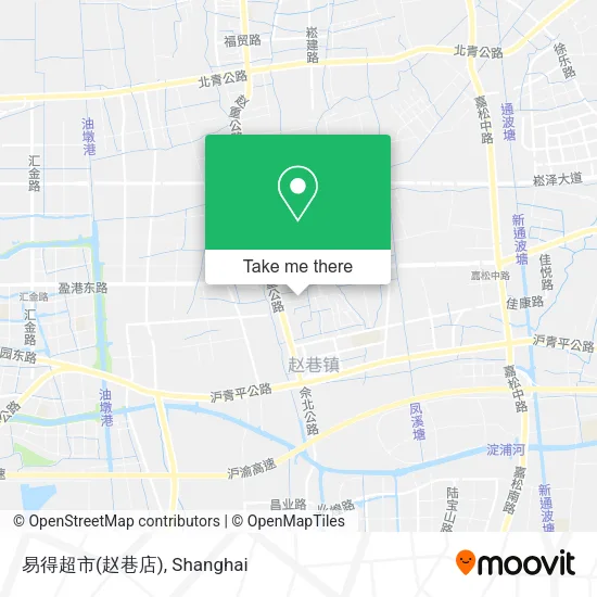 易得超市(赵巷店) map