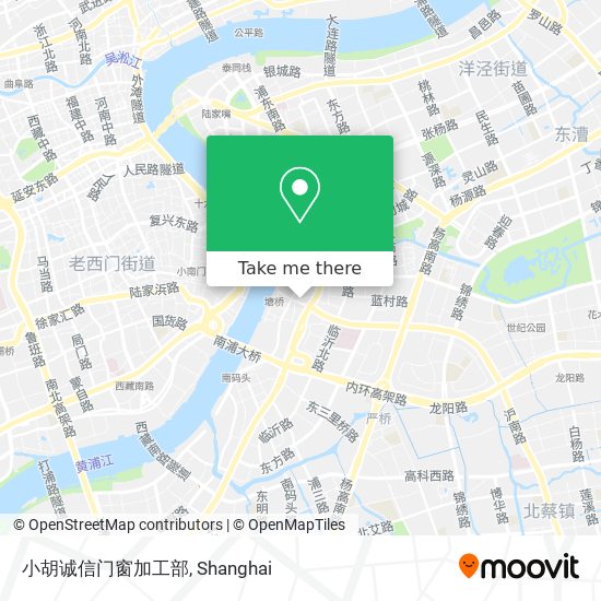 小胡诚信门窗加工部 map