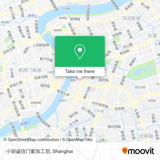 小胡诚信门窗加工部 map