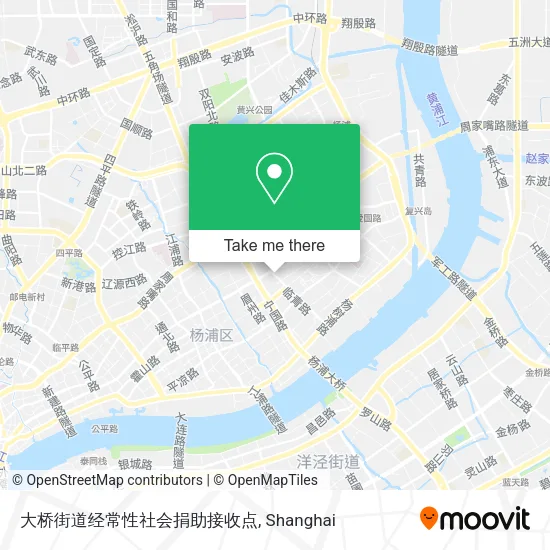 大桥街道经常性社会捐助接收点 map