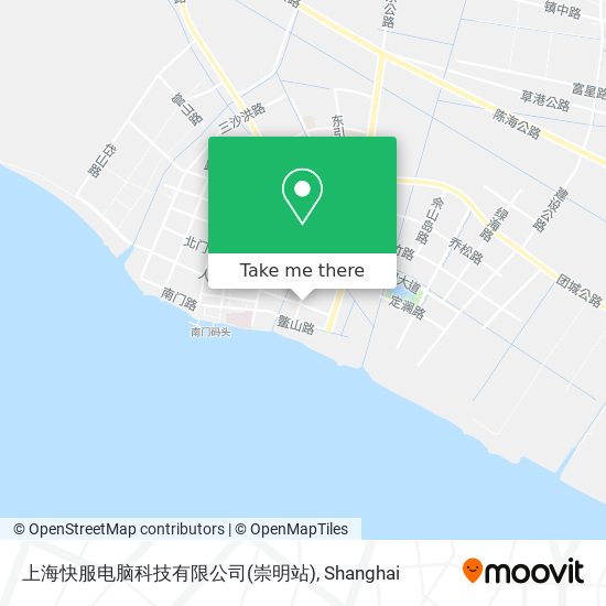 上海快服电脑科技有限公司(崇明站) map