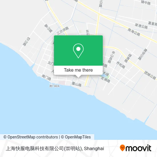 上海快服电脑科技有限公司(崇明站) map