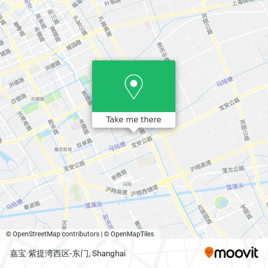 嘉宝·紫提湾西区-东门 map