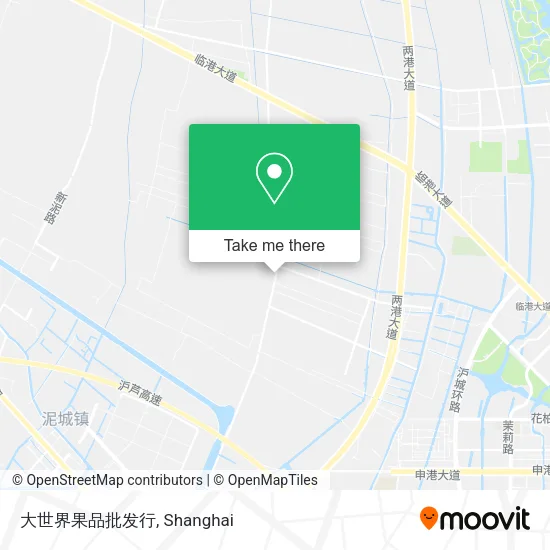 大世界果品批发行 map