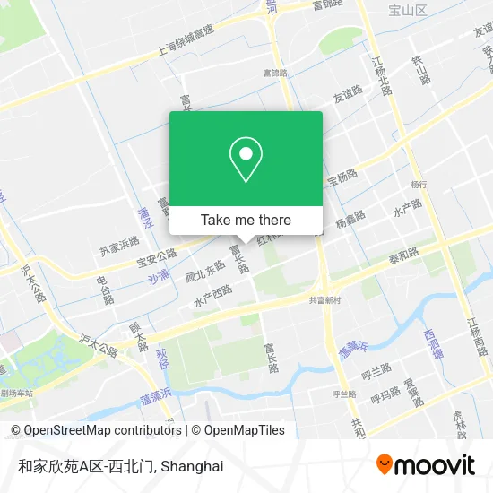 和家欣苑A区-西北门 map