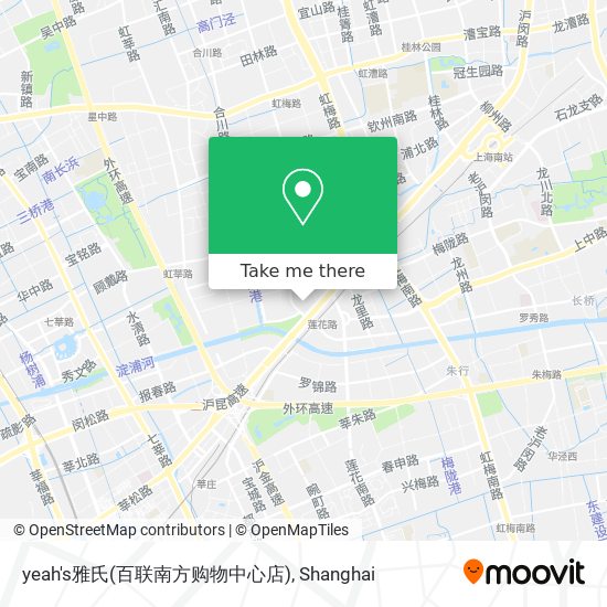 yeah's雅氏(百联南方购物中心店) map