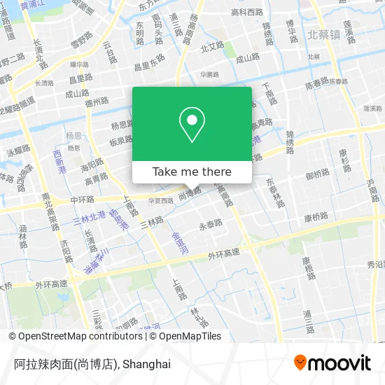 阿拉辣肉面(尚博店) map