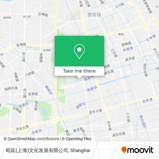 昭延(上海)文化发展有限公司 map