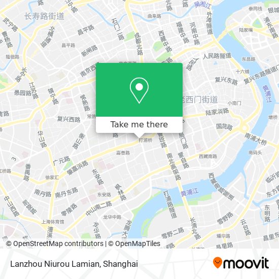 Lanzhou Niurou Lamian map