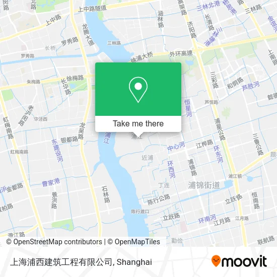 上海浦西建筑工程有限公司 map