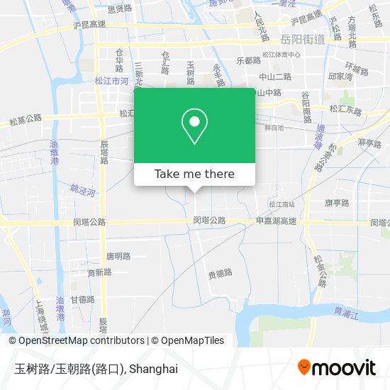 玉树路/玉朝路(路口) map