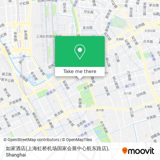 如家酒店(上海虹桥机场国家会展中心航东路店) map