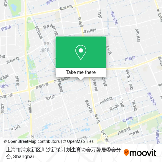 上海市浦东新区川沙新镇计划生育协会万馨居委会分会 map
