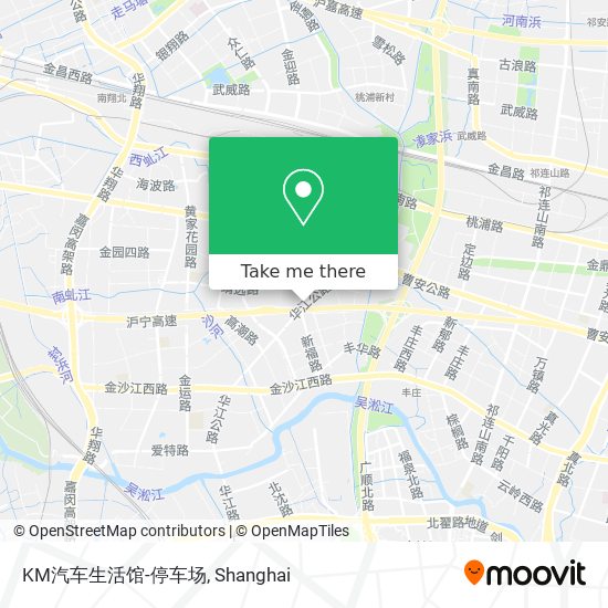 KM汽车生活馆-停车场 map