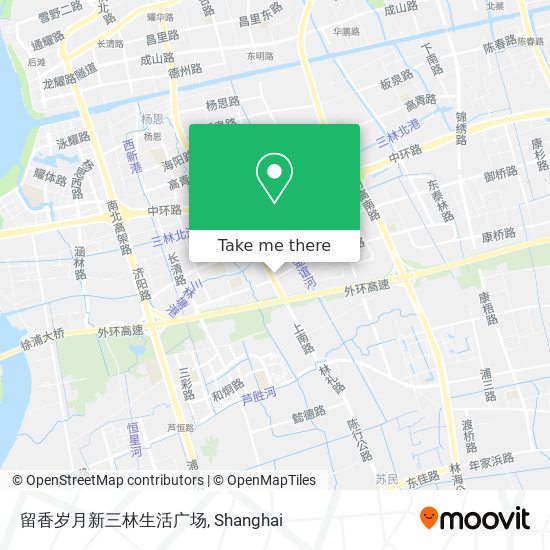 留香岁月新三林生活广场 map