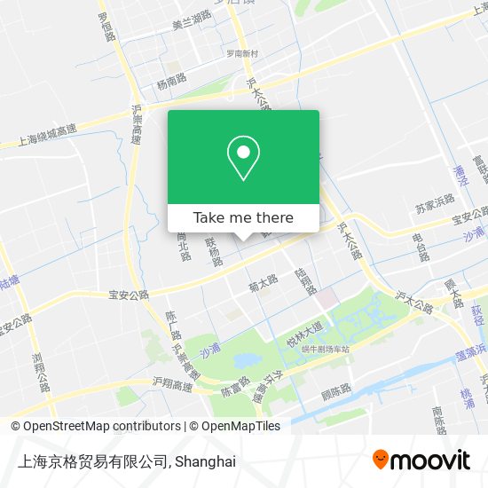 上海京格贸易有限公司 map