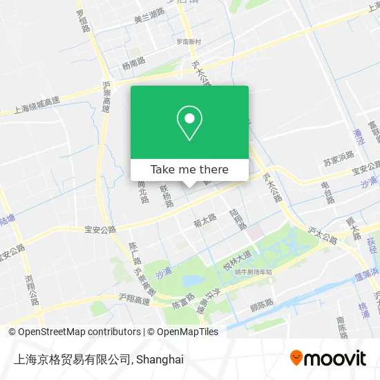上海京格贸易有限公司 map
