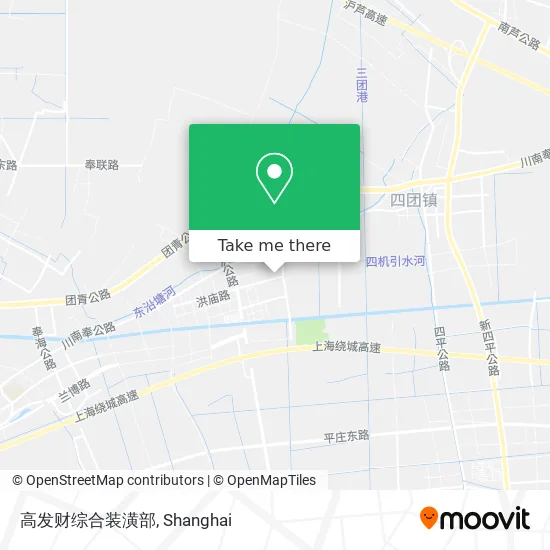 高发财综合装潢部 map