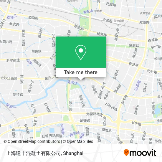 上海建丰混凝土有限公司 map
