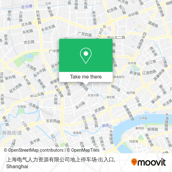 上海电气人力资源有限公司地上停车场-出入口 map