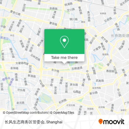 长风生态商务区管委会 map