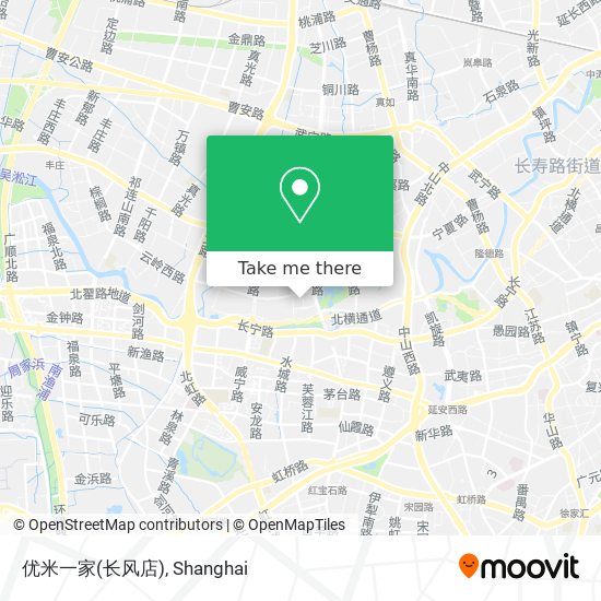 优米一家(长风店) map