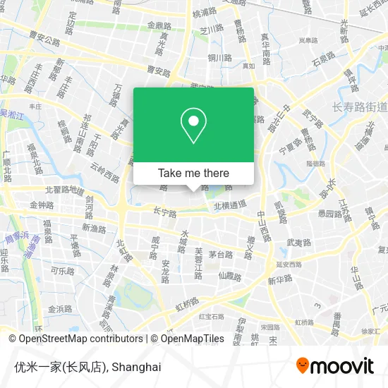 优米一家(长风店) map