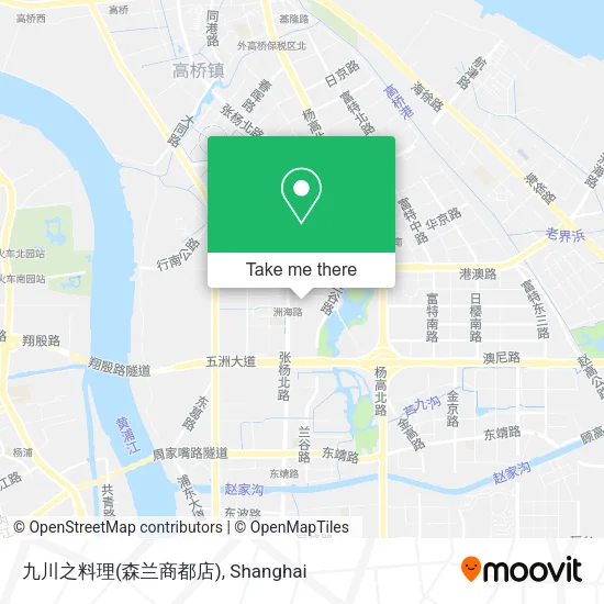 九川之料理(森兰商都店) map