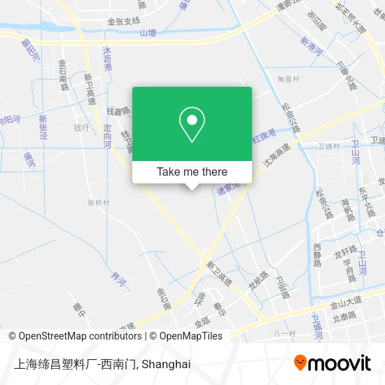 上海缔昌塑料厂-西南门 map