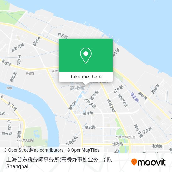 上海普东税务师事务所(高桥办事处业务二部) map