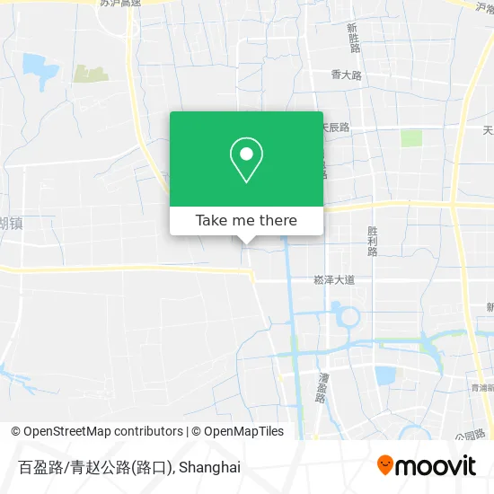 百盈路/青赵公路(路口) map