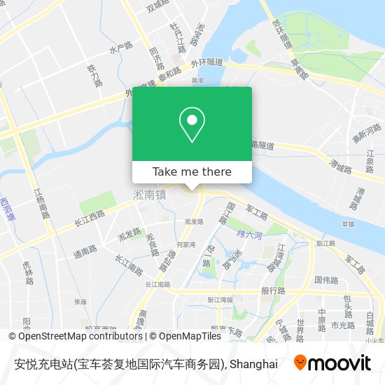 安悦充电站(宝车荟复地国际汽车商务园) map