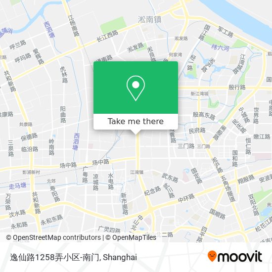 逸仙路1258弄小区-南门 map