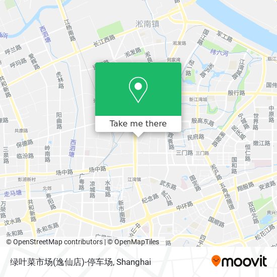 绿叶菜市场(逸仙店)-停车场 map