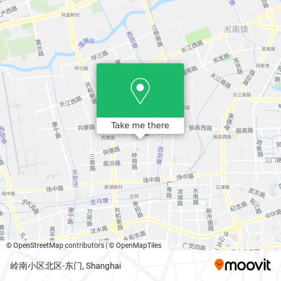 岭南小区北区-东门 map