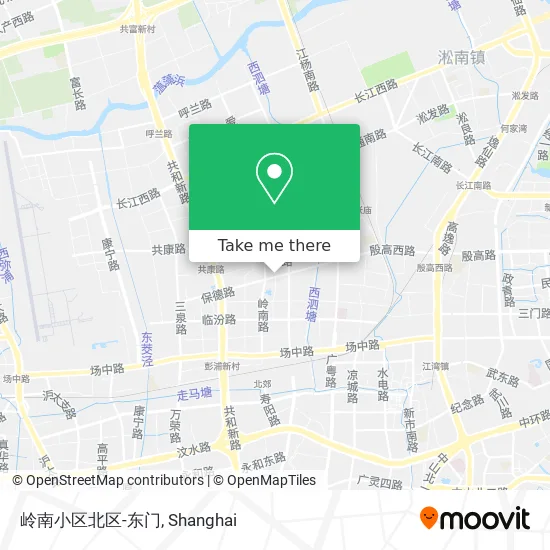 岭南小区北区-东门 map