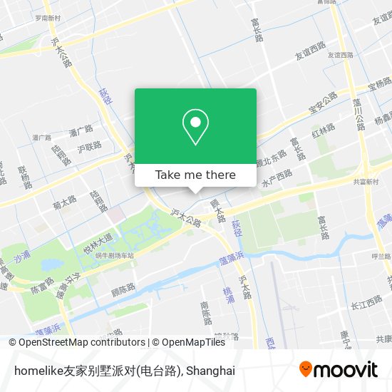homelike友家别墅派对(电台路) map