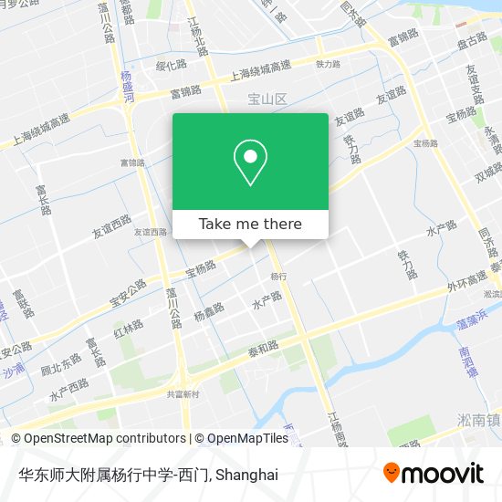 华东师大附属杨行中学-西门 map