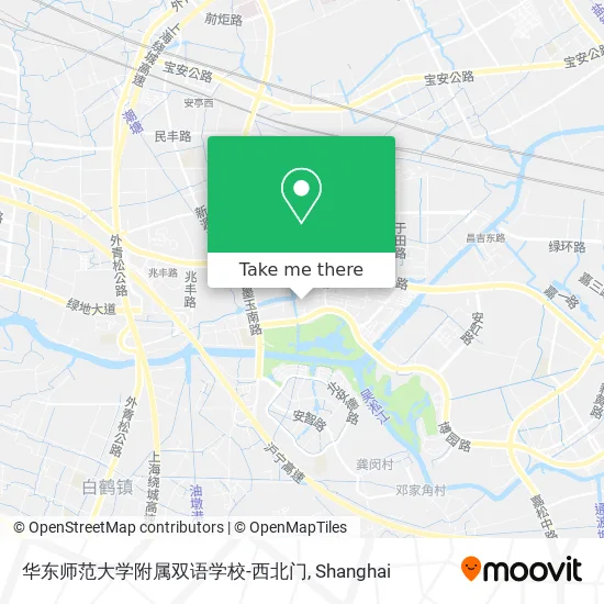 华东师范大学附属双语学校-西北门 map